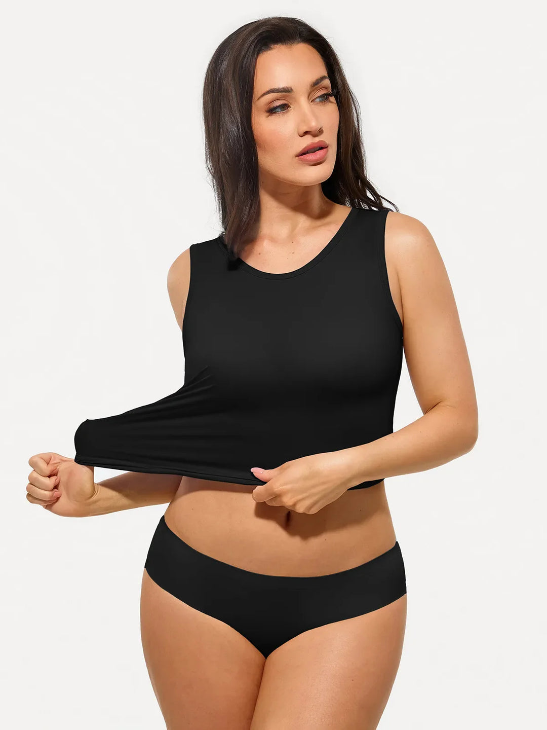 Popilush® Seamless Striped Shapewear Tank