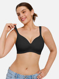 Popilush® Seamless Wireless Adjustable Comfort Minimizer Support Bra