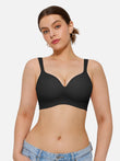 Popilush® Black / S Seamless Wireless Adjustable Comfort Minimizer Support Bra