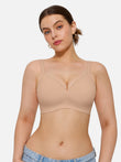 Popilush® Skin / S Seamless Wireless Adjustable Comfort Minimizer Support Bra