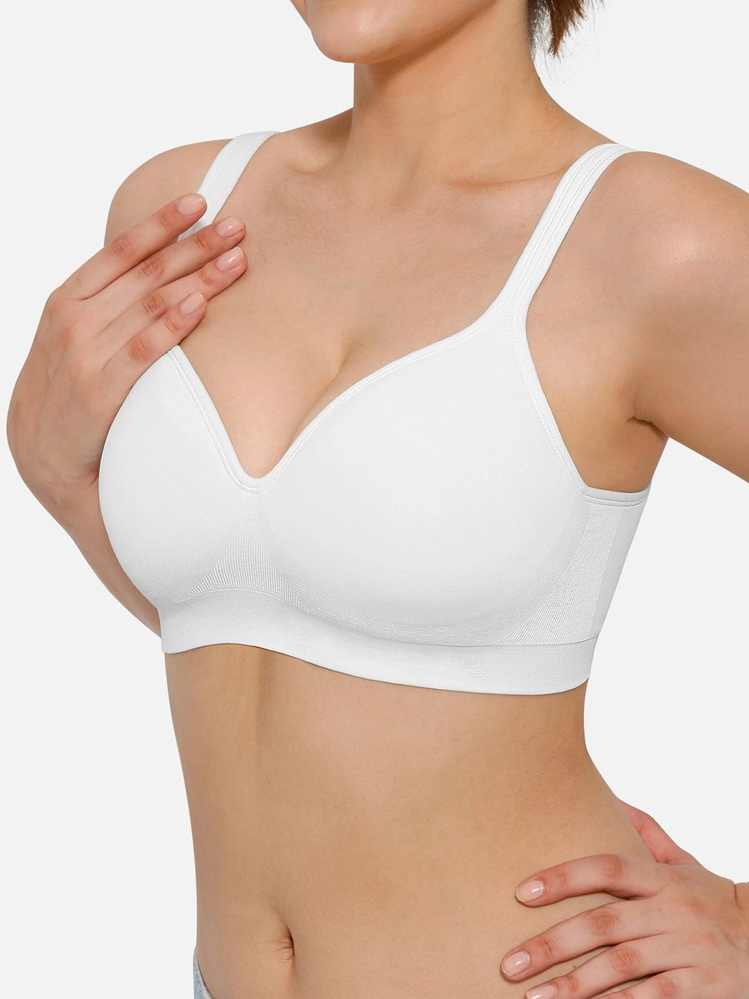 Popilush® Seamless Wireless Adjustable Comfort Support Bra