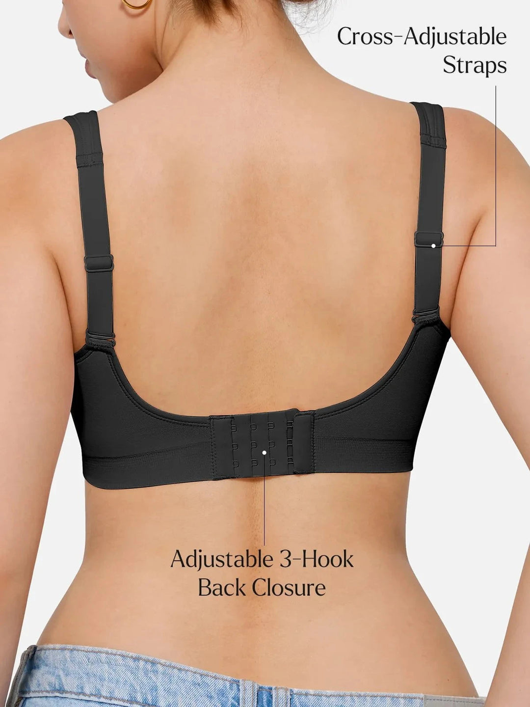Popilush® Seamless Wireless Adjustable Comfort Support Bra