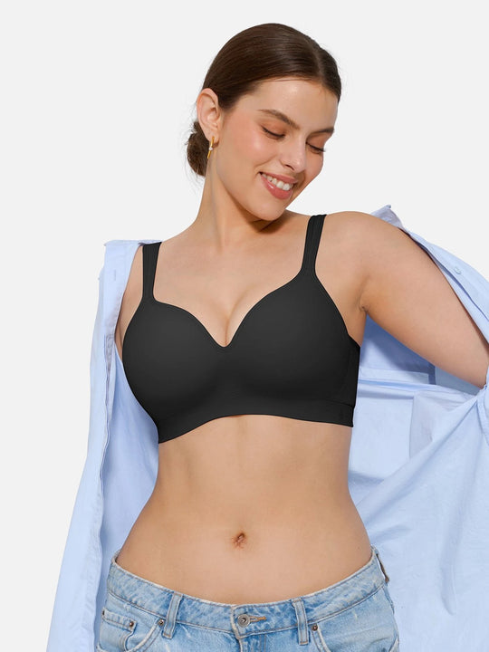 Popilush® Seamless Wireless Adjustable Comfort Support Bra