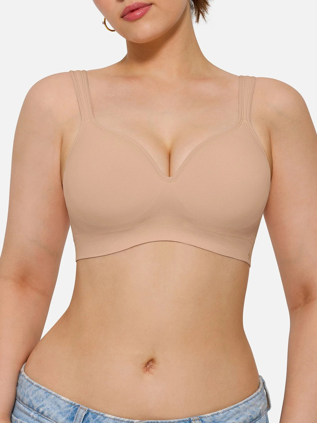 Popilush® Skin / S Seamless Wireless Adjustable Comfort Support Bra