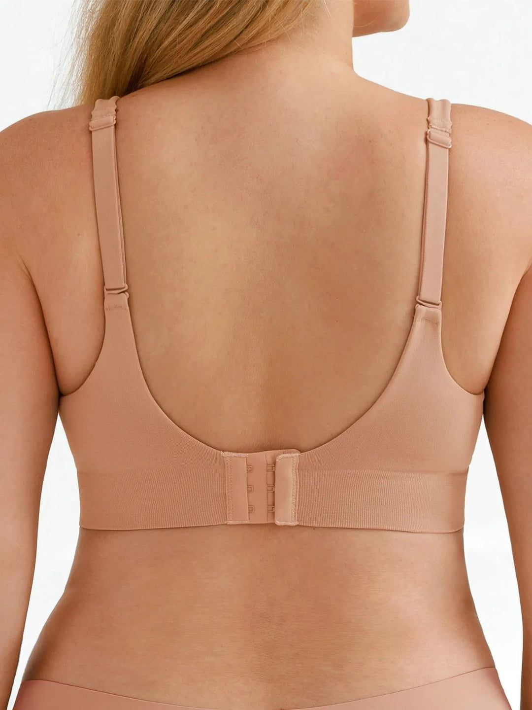 Popilush® Seamless Wireless Adjustable Wide-Strap T-Shirt Bra