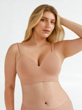 Popilush® Seamless Wireless Adjustable Wide-Strap T-Shirt Bra