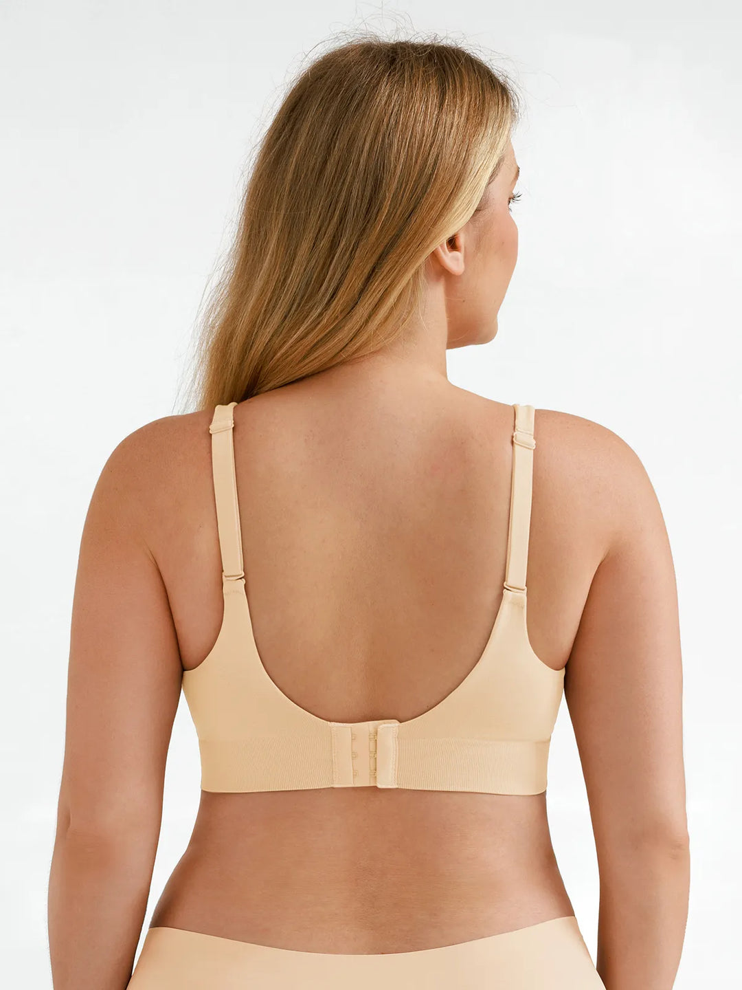 Popilush® Seamless Wireless Adjustable Wide-Strap T-Shirt Bra