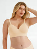 Popilush® Seamless Wireless Adjustable Wide-Strap T-Shirt Bra