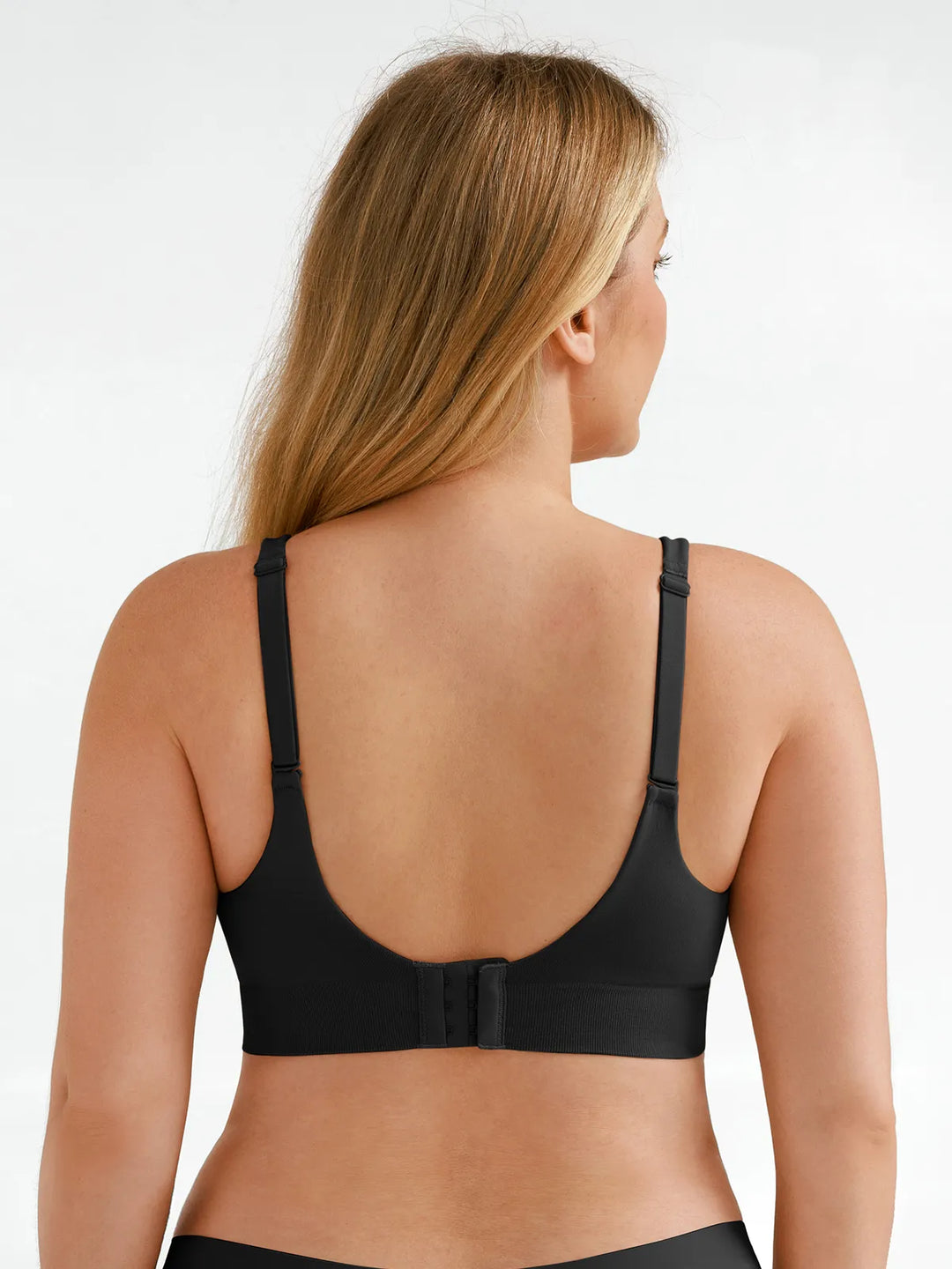 Popilush® Seamless Wireless Adjustable Wide-Strap T-Shirt Bra