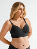 Popilush® Seamless Wireless Adjustable Wide-Strap T-Shirt Bra