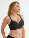 Popilush® Seamless Wireless Adjustable Wide-Strap T-Shirt Bra