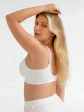Popilush® Seamless Wireless Adjustable Wide-Strap T-Shirt Bra