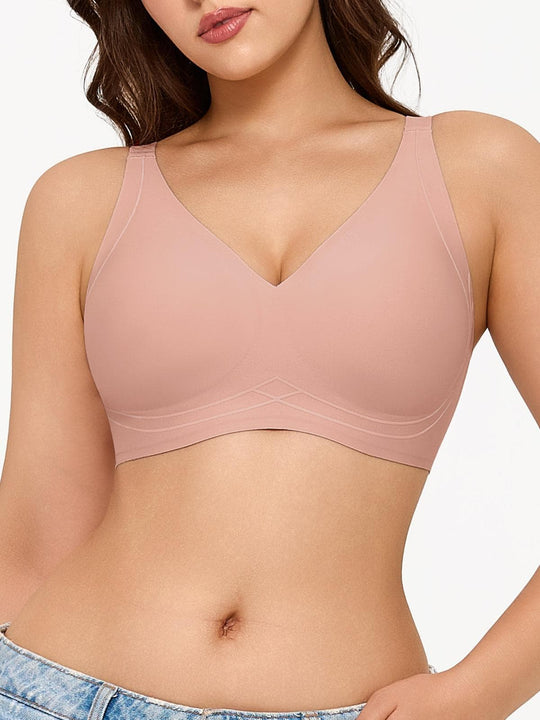 Popilush® Nude Pink / S Seamless Wireless Comfort Bra