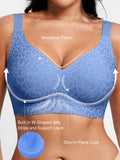 Popilush® Seamless Wireless Comfort Jelly Strip Support Bra
