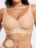 Popilush® Seamless Wireless Comfort Jelly Strip Support Bra