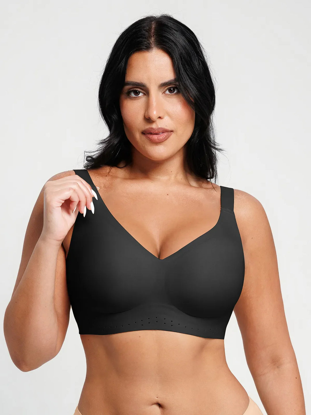 Popilush® Seamless Wireless Comfort Jelly Strip Support Bra