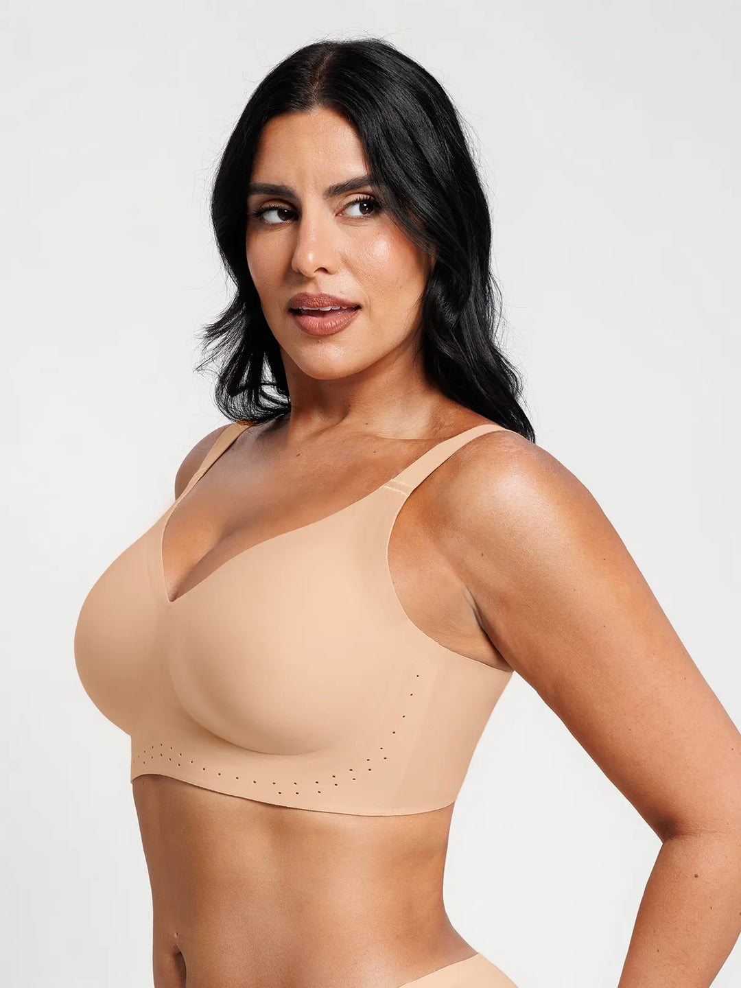 Popilush® Seamless Wireless Comfort Jelly Strip Support Bra