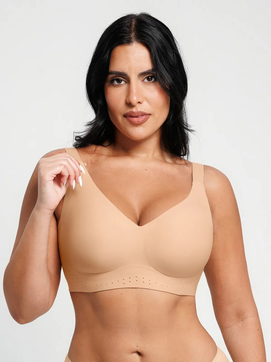 Popilush® Seamless Wireless Comfort Jelly Strip Support Bra