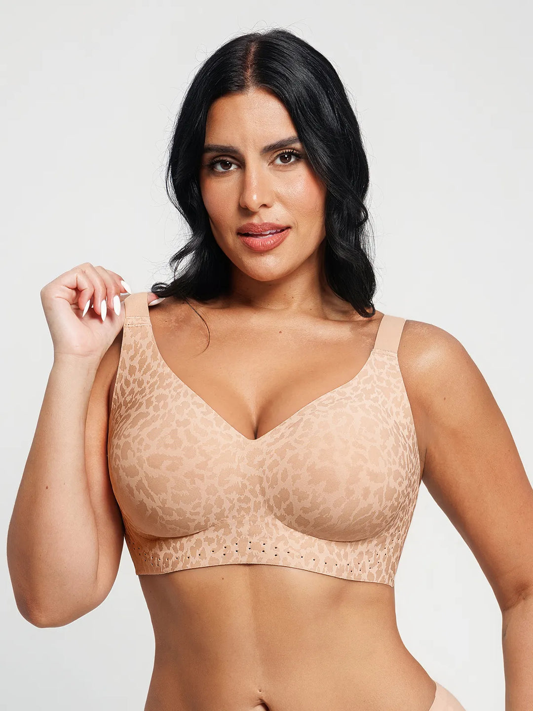 Popilush® Seamless Wireless Comfort Jelly Strip Support Bra