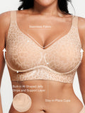 Popilush® Seamless Wireless Comfort Jelly Strip Support Bra