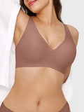 Popilush® Seamless Wireless Jelly Comfort Plunge Bra