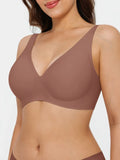 Popilush® Seamless Wireless Jelly Comfort Plunge Bra