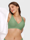 Popilush® Seamless Wireless Jelly Comfort Plunge Bra