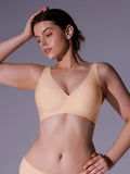 Popilush® Seamless Wireless Jelly Comfort Plunge Bra