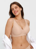 Popilush® Seamless Wireless Jelly Comfort Plunge Bra