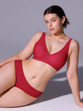 Popilush® Seamless Wireless Jelly Comfort Plunge Bra