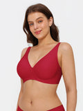 Popilush® Seamless Wireless Jelly Comfort Plunge Bra
