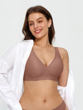 Popilush® Seamless Wireless Jelly Comfort Plunge Bra