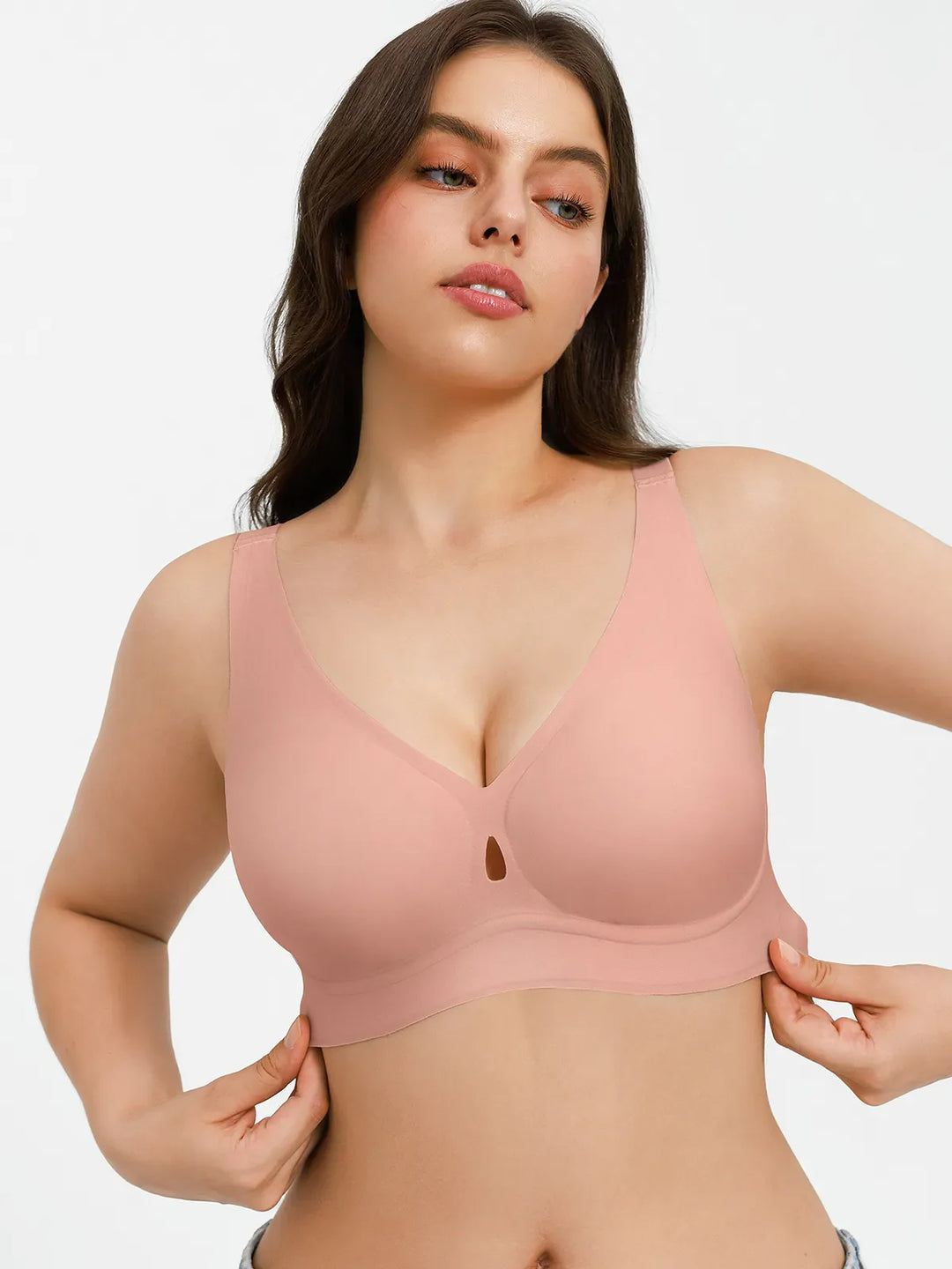 Popilush® Seamless Wireless Jelly Contour Support Bra