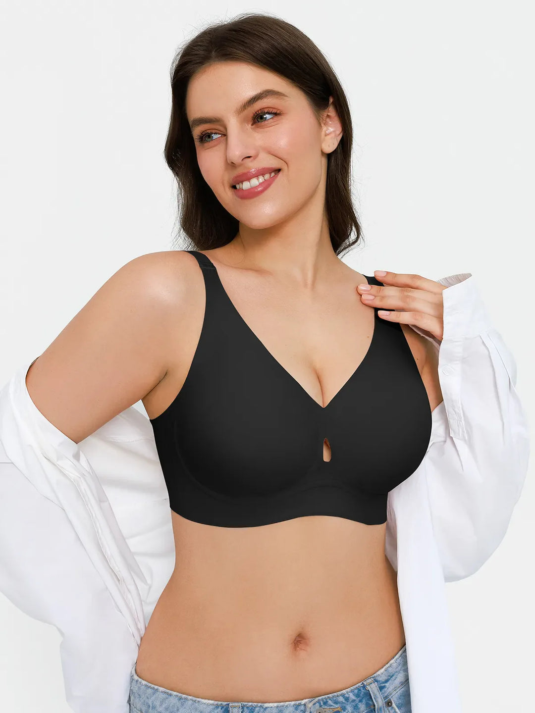 Popilush® Seamless Wireless Jelly Contour Support Bra