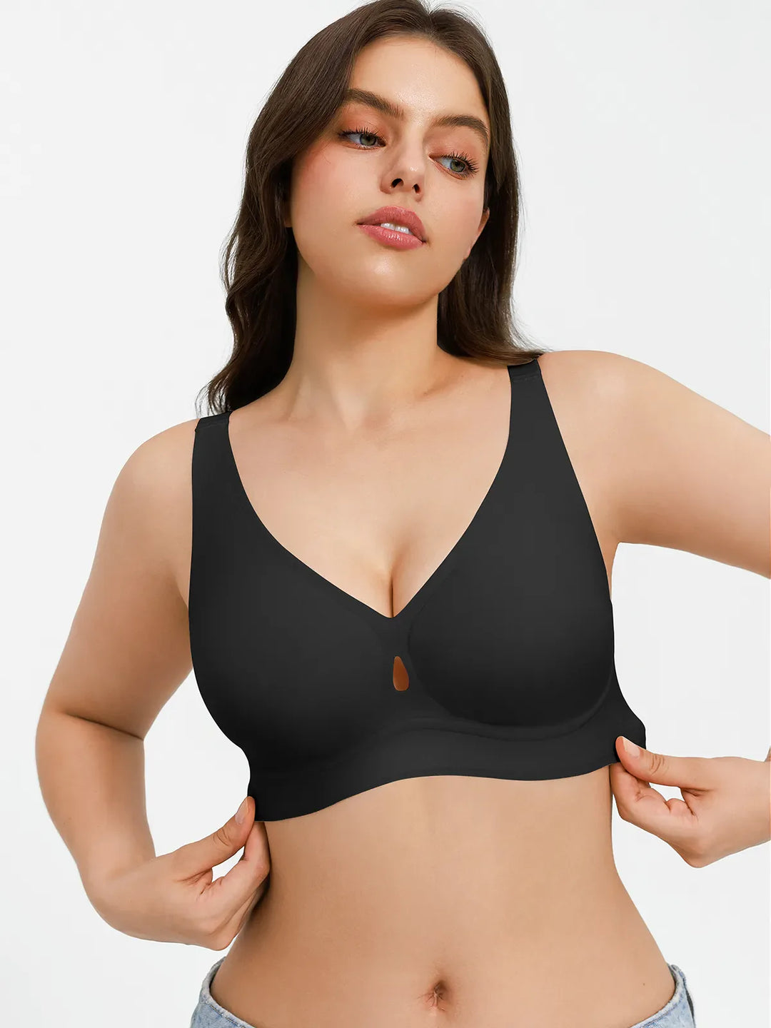 Popilush® Seamless Wireless Jelly Contour Support Bra