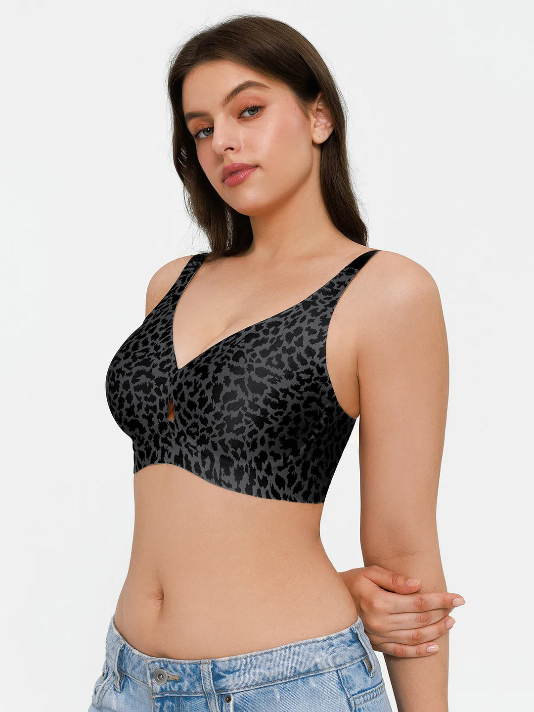 Popilush® Seamless Wireless Jelly Contour Support Bra