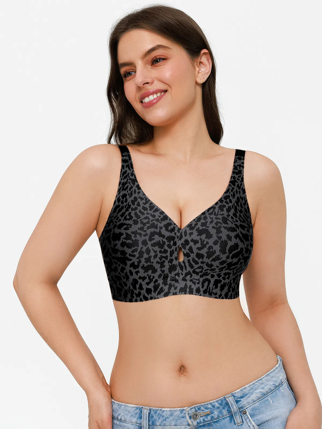 Popilush® Seamless Wireless Jelly Contour Support Bra
