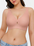 Popilush® Nude Pink / S Seamless Wireless Jelly Contour Support Bra