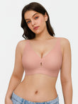 Popilush® Nude Pink / S Seamless Wireless Jelly Contour Support Bra