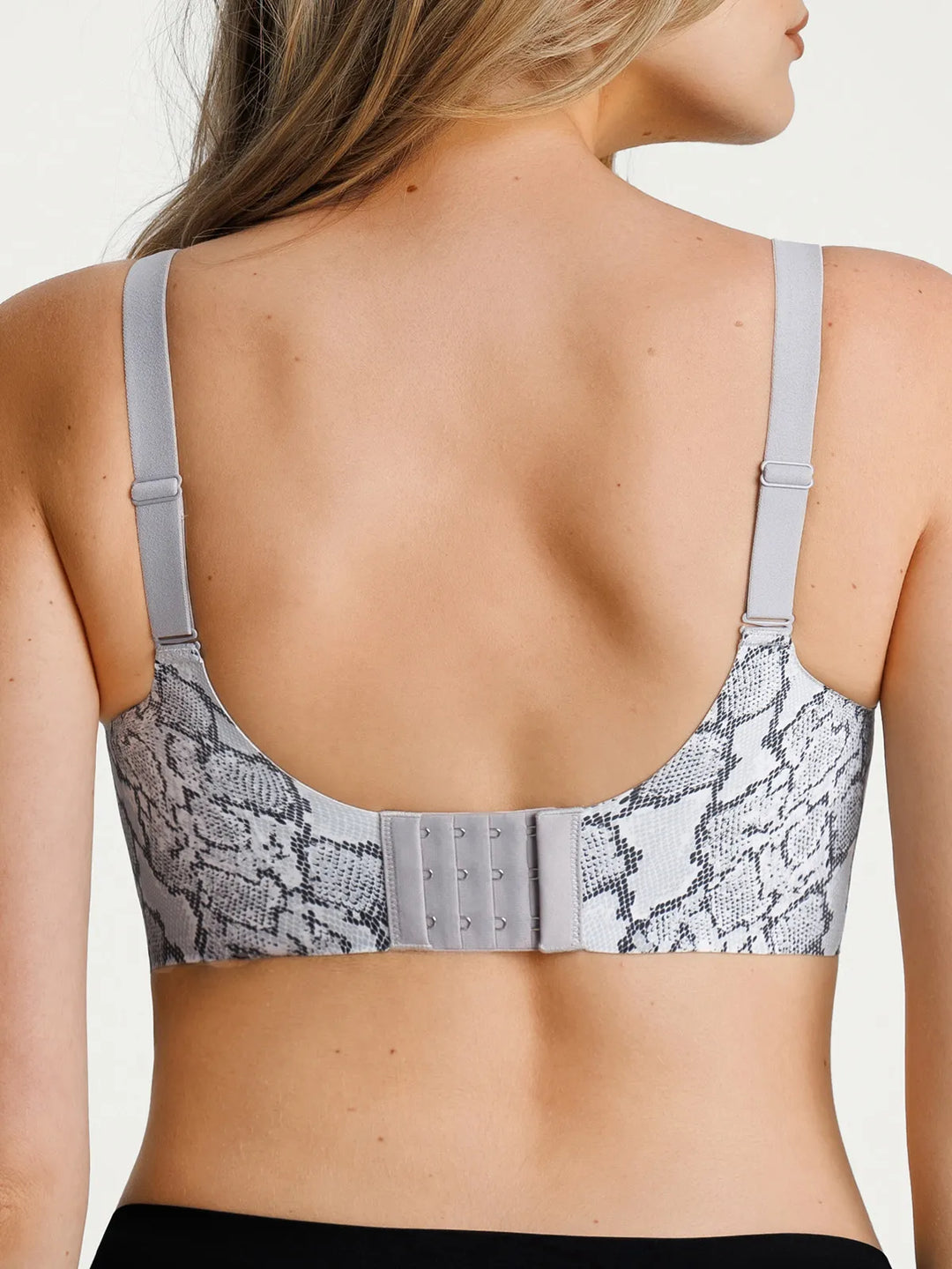 Popilush® Seamless Wireless Jelly Leopard Contour Minimizer Support Bra