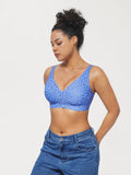 Popilush® Seamless Wireless Jelly Leopard Contour Minimizer Support Bra