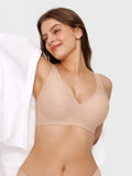 Popilush® Seamless Wireless Jelly Leopard Contour Minimizer Support Bra