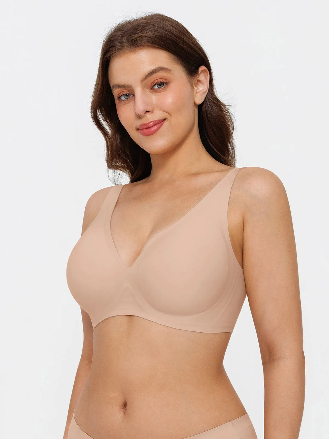 Popilush® Seamless Wireless Jelly Leopard Contour Minimizer Support Bra