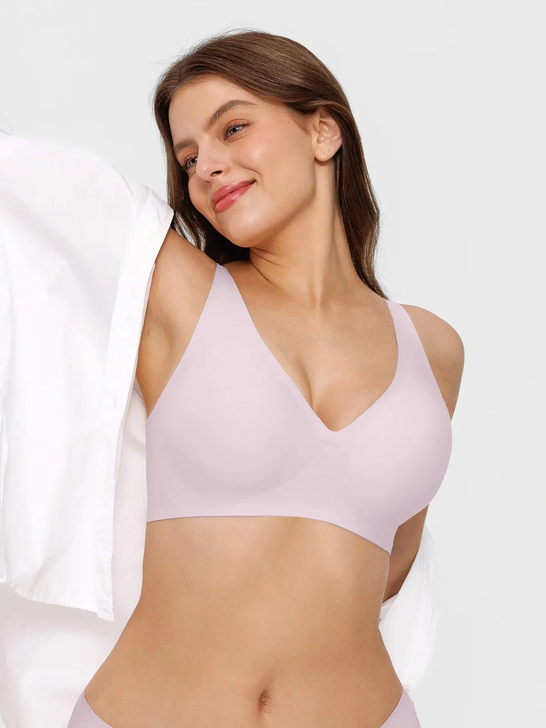 Popilush® Seamless Wireless Jelly Leopard Contour Minimizer Support Bra