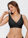 Popilush® Seamless Wireless Jelly Leopard Contour Minimizer Support Bra