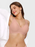 Popilush® Seamless Wireless Jelly Leopard Contour Minimizer Support Bra