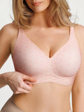 Popilush® Seamless Wireless Jelly Leopard Contour Minimizer Support Bra