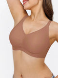 Popilush® Seamless Wireless Ruched Comfort Bra