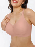 Popilush® Seamless Wireless Ruched Comfort Bra