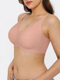 Popilush® Seamless Wireless Ruched Comfort Bra